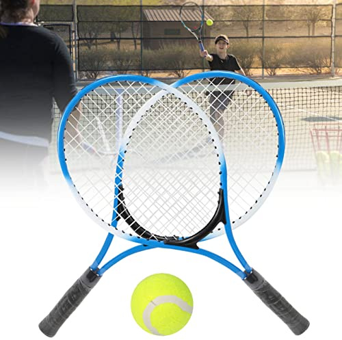 Qivine Racchetta Tennis Bambino, Racchette Tennis con Palline e Borsa Custodia, Leggero e Maneggevole, Ideale per Principianti, 54 x 22cm