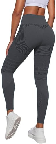 Plumi Leggings à Compression 3D Anti Cellulite Amaigrissant Minceur Leggings Femme Taille Haute sans Couture Opaque, Leggings Sport pour Femmes