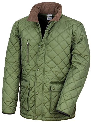 Result Mens Cheltenham Gold Fleece Lined Jacket (Water Repellent & Windproof)