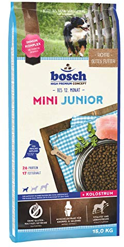 bosch HPC Mini Junior | Hundetrockenfutter zur Aufzucht kleiner Rassen (bis 15 kg) | 1 x 15 kg