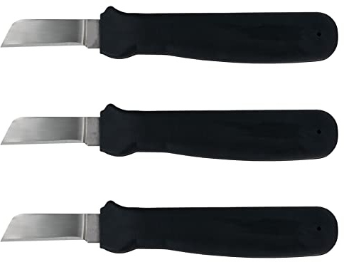 Jameson 32-24E-3PK Cable Splicers Knife, 6-1/4 in., Ergonomic Handle, 3-pack