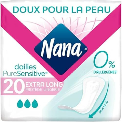 Nana PureSensitive Protège-Lingerie Extra Large 20 Protège-lingeries