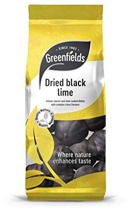 Greenfields - Lima negra seca, 55 g, lima seca entera de alta calidad, 100% natural