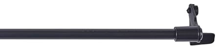 CINTACOR | Barre de Vitrage Extensible Décorative, Tringle à Rideaux sans Percage Autobloquante, Tringle Telescopique à Pression avec Support Cadre Fenêtre| Diamètre 9mm | 1 unité | Noir, 30-50cm