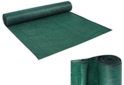 IlGruppone Rete Ombreggiante Rotolo da 30 Metri Frangivista Telo Privacy Frangivento Verde Recinzione Frangisole Copertura Esterno Ombra Terrazzi Giardini - Verde - 1.5X20 MT