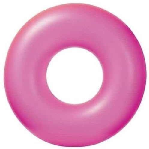 Intex 59262NP - Aufblasbarer Schwimmring Neon Assortiert, Vinyl, Mehrfarbig, 91 cm