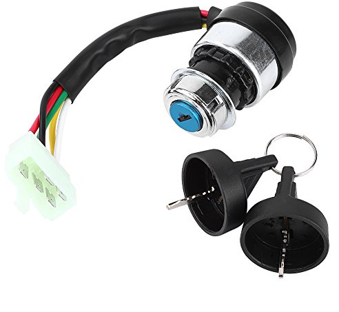 Keenso 5 alambre de 5 pines llave de contacto interruptor para moto de Go Kart ATV