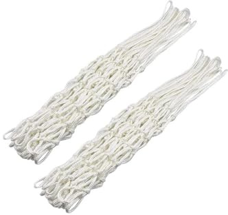UyuECCL 2PCS 12-Loops Ultra-Durable All-Weather Basketball Net - Anti-Whip, Easy Install, Perfect for Indoor/Outdoor Use