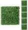 Yaheetech 12 Stück Pflanzenwand Künstliche Hecke Efeu Sichtschutz 50,5 x 50,5 cm UV-Schutz Kunstpflanzen Heckenpflanze Windschutz Dekoration DIY für Wand Balkon Garten, Grün