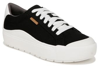 Dr. Scholl's Shoes Womens Time Off Sneaker Black Canvas 9 M