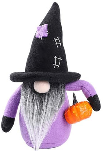 OLACD Festliche Zwergenfigur, handgefertigt, dekorativ, Feiertags-Sammlerstück, gesichtslose Puppe, schwedische Desktop-Ornament, Modepuppe