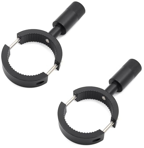 Biqing 2PCS Support de Montage de Lumière Travail, Support de Phare Additionnel Moto 45mm-65mm,Support de Montage Universel Pour Phare de Moto