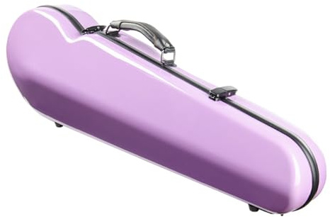 estuche de violín portátil Estuche Para Violín 4/4 Estuche Para Violín De Fibra De Carbono Lila Ligero Y Fácil De Transportar Ultraligero