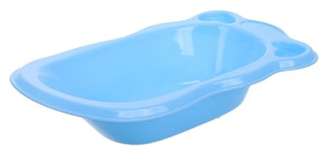 CHICAMPERA Puppenbadespielzeug Babyspielzeug Babypuppenbadewanne Puppenbadewanne Kunststoff Himmelblau