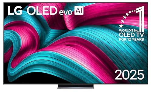 LG OLED83C54LA - TV 83, OLED Evo 4K, Smart TV AI C5, WebOS 25, Dolby Vision et Dolby Atmos, AMD FreeSync, Alexa/Google Assistant, Noir