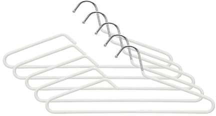 Vninkul 5 Piezas Perchas Cuello Corto Antideslizantes,Organizadores de Metal para Abrigos de Cuello Corto,Ganchos de Ropa para Camisetas, Vestidos, Chaquetas, Ahorro de Espacio