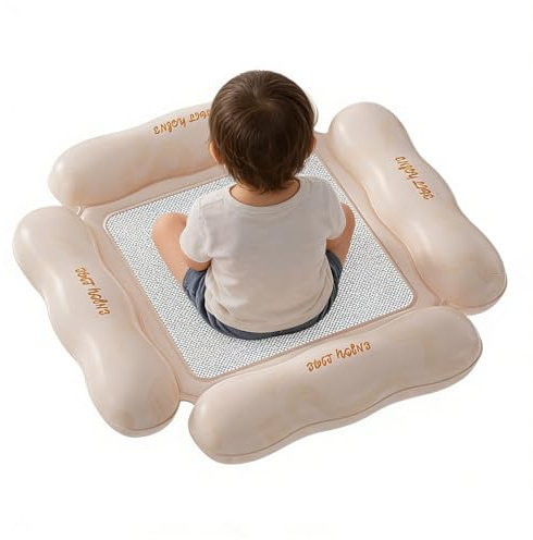 Sillón Flotante para Piscina – Inflable, Resistente PVC, Sillón Silla Impermeable | Relajación cómoda para Playa Hotel Parques Jardín Ríos Vacaciones Piscina