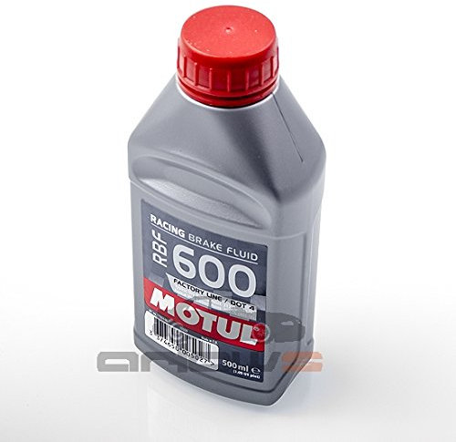Motul RBF 600 - Liquido per freni da 0,5 litri, completamente sintetico, per tutti i tipi di sistemi frenanti a disco Racing