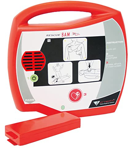 Gima 33426 Defibrillatore AED Rescue Sam in Italiano