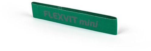 FLEXVIT Minibanda de Fitness Athletic (Verde) – Bandas de Fitness para Ejercicios Generales de estabilización