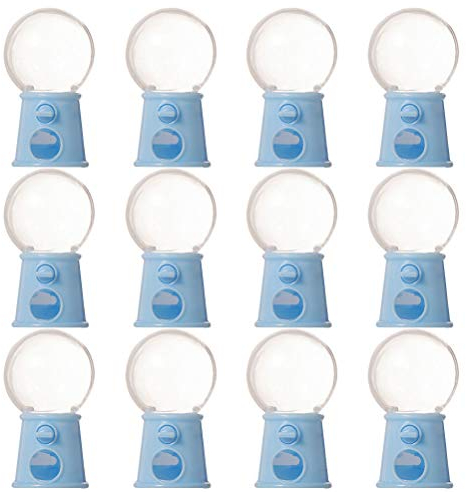 Toddmomy 12Pcs Bambini della Caramella Macchina Distributore di Giocattoli Mini Gumballs Distributore di Gelatina Macchina di Fagioli di Gomma da Masticare Mini di Caramelle per