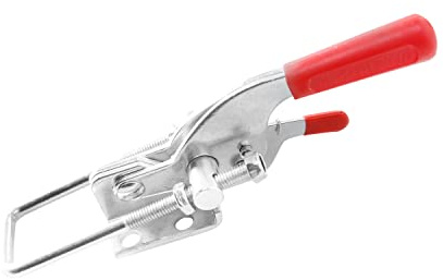 1 set justerbar spärr U-bult självlåsande vippspärr 350 kg 304 rostfritt stål för lämplig för verktygslåda, dörr, låda, bagageutrymme, traktorskydd, rökskydd, träbearbetningsarmatur och