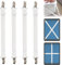 KARELLS Juego de pinzas ajustables para sábanas, 4 unidades, tensor de sábana ajustable (35-130 cm), elástico, para sábanas, colchón, cuna, tabla de planchar o sofá, color blanco