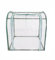 Winter Gewächshaus für Pflanzen Klein Außengewächshaus mit Rolltor Mit Reißverschluss Stahlrohrrahmen Hochtransparente PVC Lsolierfolie, für Den Pflanzenschutz(70x70x70cm)