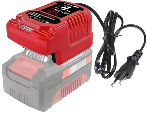 Ladegerät für Einhell 18V Power X-Change Akku, Tragbares Mini Schnellladegerät mit LED Anzeige für Einhell 18V Akku 4511396, 4511437, 4511437OVP, PXBP-300, PXBP-600, PX-BAT52 Werkz