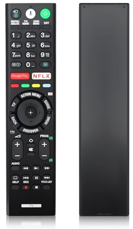 Mando a distancia Sony de repuesto universal Sony Bravia con control por voz y Bluetooth, compatible con todos los televisores inteligentes 4K UHD LED LCD HD Smart TV, Bravia