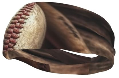 Bandeau de sport en bois pour homme et femme - Extensible et antidérapant - Évacuation de la transpiration - Pour cyclisme, randonnée, yoga, hockey sur glace