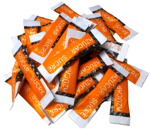 El Ático Sweet Sucre Dosette Individuelle, Sachets Sucre Blanc de 6 Grammes (500)