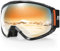 Findway Skibrille Erwachsene für Herren Damen, Snowboardbrille für Brillenträger, OTG UV-Schutz Kompatibler Helm Anti Fog Skibrillen, Orange Sphärisch Verspiegelt