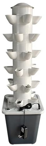 Torre Hidropónica De 30 Agujeros, Torre De Columna Hidropónica, Sistema De Cultivo Hidropónico De 6 Capas, Cultivo Sin Suelo, para Hierbas, Frutas Y Verduras