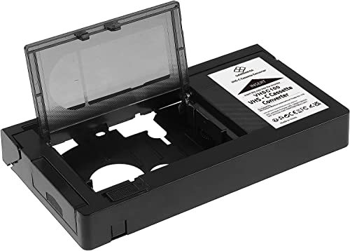 iTape Adaptador de casete VHS-C compatible con videocámaras VHS-C SVHS motorizado, convertidor de casete VHS no compatible con 8 mm / MiniDV / Hi8