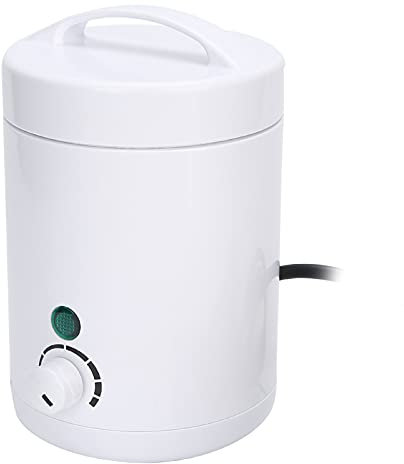 Mini Calentador de Cera para Depilación, Máquina Portátil de Calentador de Cera para Derretir Pantalla Digital para Salón de Spa, Cejas, Cuerpo, Nariz, Labio Superior, (Enchufe