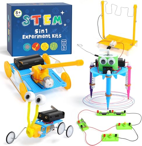 STEM Toys Age 8 9 10 11 12 13 14, Science Experiments for Kids, Science Kits for Kids, Engineering Kits, Electronics Kit for Kid, Building Activity Toys Gifts for 8 9 10 11 12 13 14 Year Old Boys