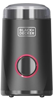 Black+Decker - Macinacaffè Elettrico 150W | Lame in Acciaio Inox | Capacità 50g | Sistema di Blocco | Avvolgicavo | Piedini Antiscivolo | Compatto ed Elegante | Ideale per Caffè e Spezie