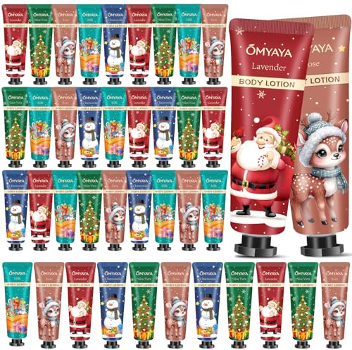 Lait corps Hydratation,Moisture Lotion pour le corps Intense 48H — Crème hydratante corps pour peaux sèches à très sèches Texture Onctueuse, Odeur Délicate - coffret cadeau femme 40 lot