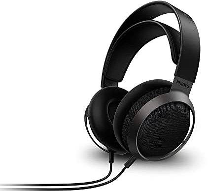 Philips Fidelio X3/00 Over Ear Kopfhörer Offen mit Kabel 3-m abnehmbar (Offenes Design, 50-mm-Akustik-Treiber, High Resolution Audio, Breiter Raumklang) - 2020/2021 Modell