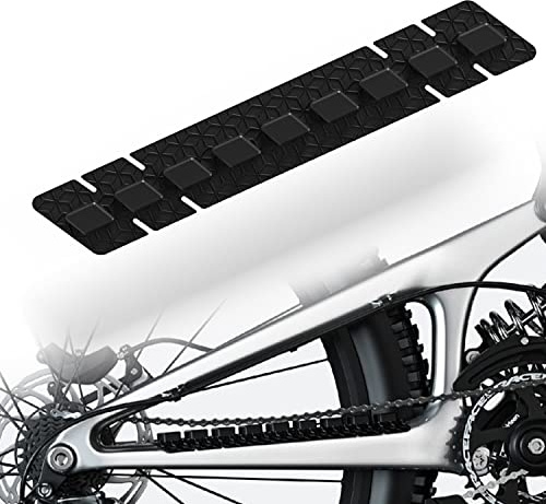 ziyue Mountain Bike Chainstay Protector, Silicone MTB Bike Chain Guard Protector Bike Frame Protection Wrap for Mountain Bike Road Bicycle Frame(E214)