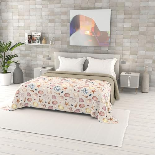 Edredón de Verano en Microfibra Fantasy, 2 Plazas 260x270cm, Marea