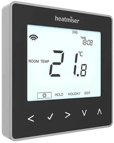 Heatmiser neoStat v2 - Programmable Thermostat - Sapphire Black (Sapphire Black)