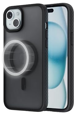 Anker MagGo Matt magnetische Handyhülle für iPhone 15, Ultra-schlanke, Kratzfeste und robuste Schutzhülle, iPhone Case kompatibel mit MagSafe, Mattes Case nur für iPhone 15