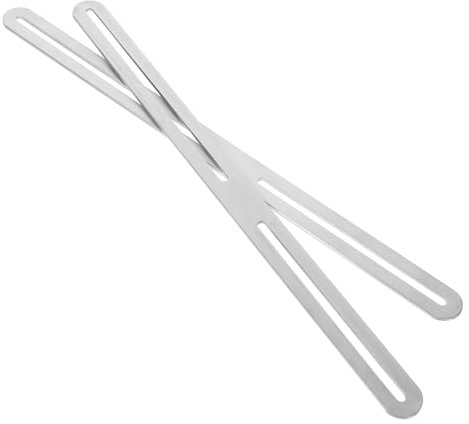 Totority 2 Soportes De Montaje Para Buzón De Plata De Acero Inoxidable Para Instalación En Buzón Accesorios Para Buzón Kit De Fijación Para Buzón De Valla