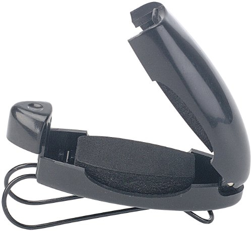 Lescars Brillenhalterung: Stabiler Kfz-Brillenhalter für Sonnen- oder Zweitbrille (Brillenhalterung Auto, Sonnenbrillenhalter Auto, Sonnenbrillenaufsatz)