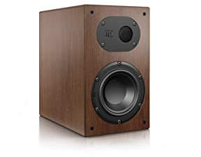 Nubert nuLine 24 | Nussbaum Dipollautsprecher | 1 Stück Kompaktlautsprecher | Lautsprecher für Heimkino & HiFi | Musikgenuss auf hohem Niveau | Passive Surroundbox mit 2 Wege Technik Made in Germany