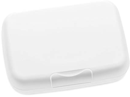Koziol Box Candy L, Brotdose, Lunchbox, Speisegefäß, Thermoplastischer Kunststoff, Cotton White, 3169525