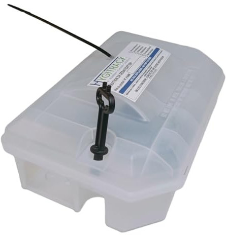 Poste rongeurs Polyvalent Bullet Transparent et sécurisé avec tapette integrée