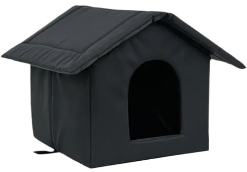 Cat House for Outside,Weatherproof Outdoor Dog House - Pet Supplies for Garden Stray Animals Summer Bedroom Farm Courtyards Backyard Patio Living Room